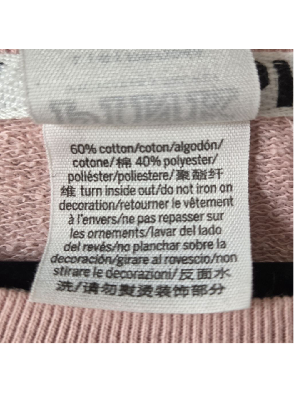 Women's PINK Victoria's Secret Sweatshirt L Pink with White Logo - Picture 10 of 13